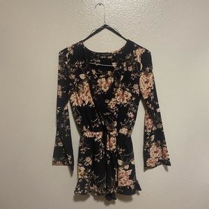 Honey Punch Floral Romper
